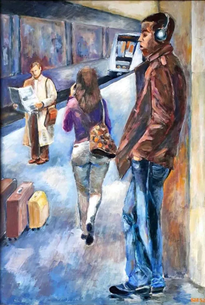 In the subway