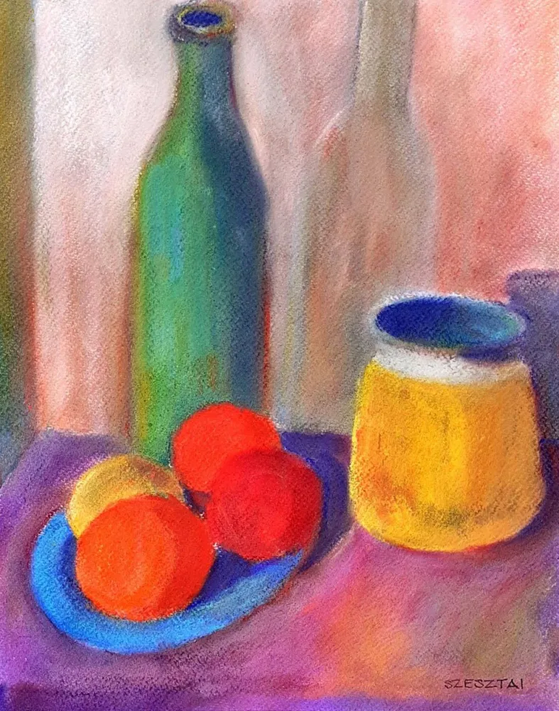 Still life with mandarins 2.