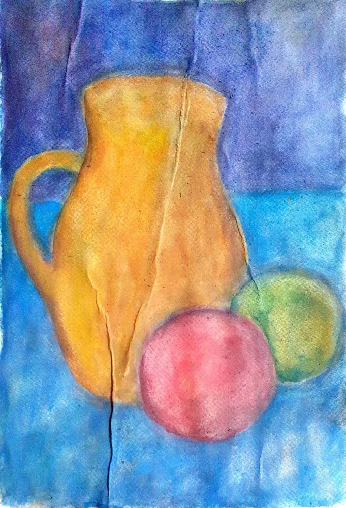 Matured, crumpled still life 1.