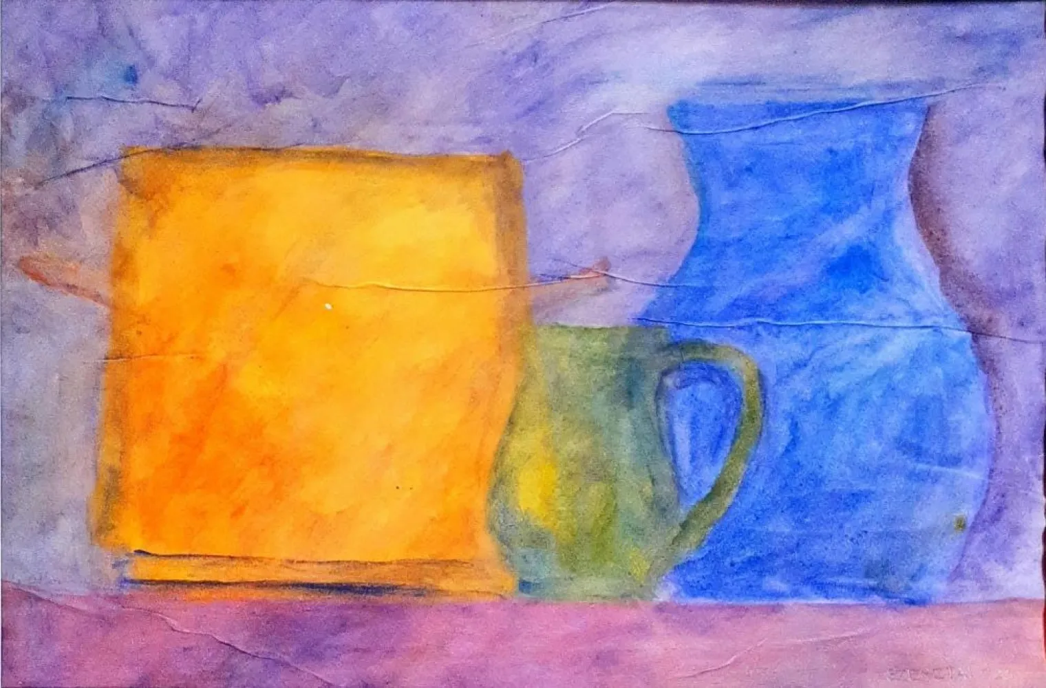 Matured, crumpled still life 2.