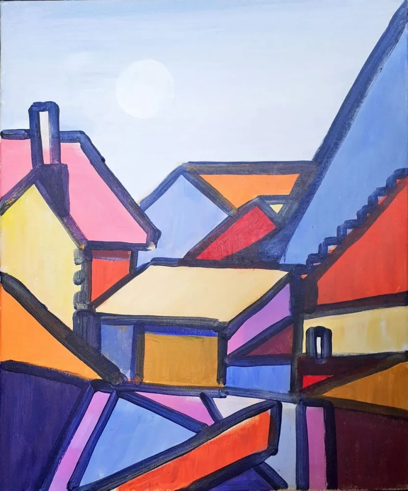 Rooftops in Vörösberény 2.