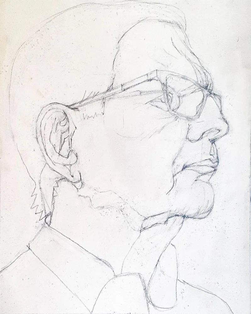 Line self-portrait